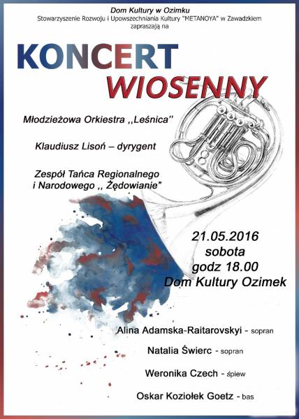 KONCERT WIOSENNY