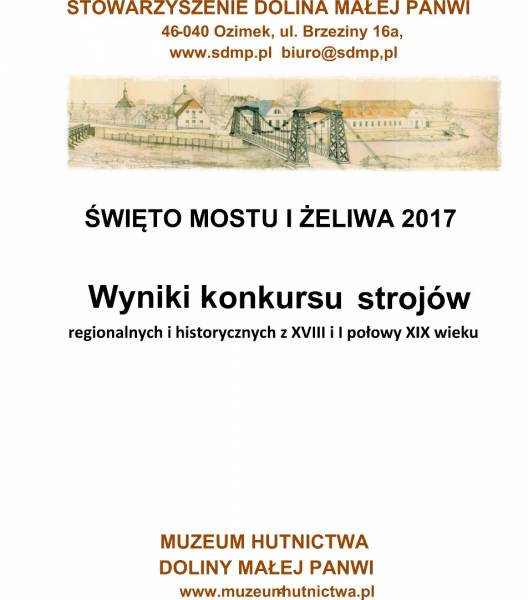 Wyniki konkursu strojów historycznych 2017